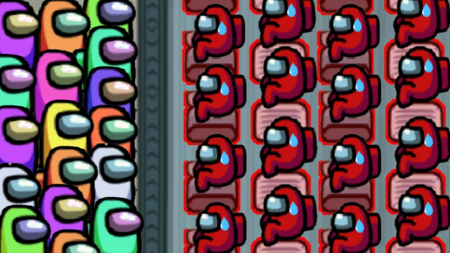 باگ ها و لحضات فان بازی Among...