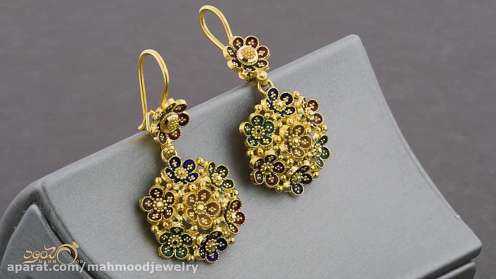 زیباترین نیم ست میناکاری 22عیا...