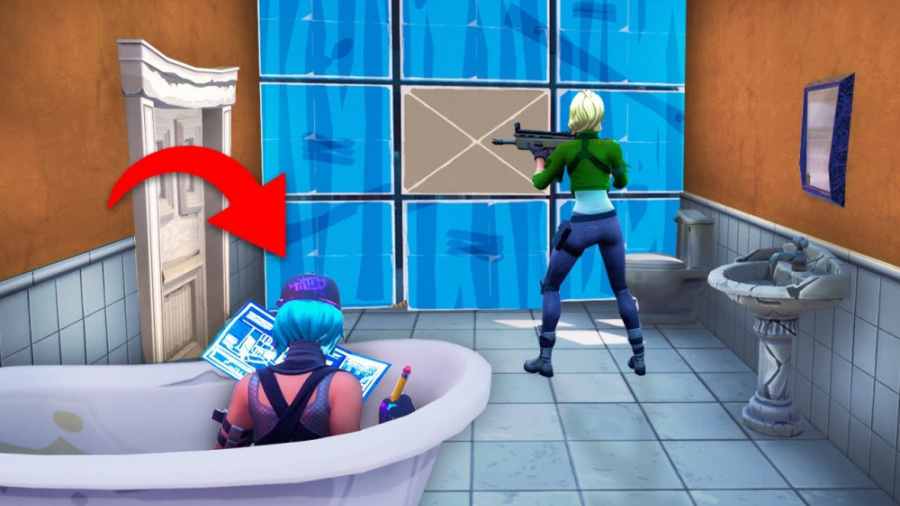 باگ ها و لحضات فان بازی فورتنا...