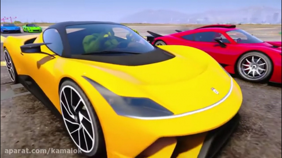 مرد عنکبوتی  مسابقات اتومبیل ر...