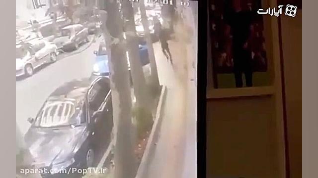 فیلم مدار بسته سرقت گردنبند عل...