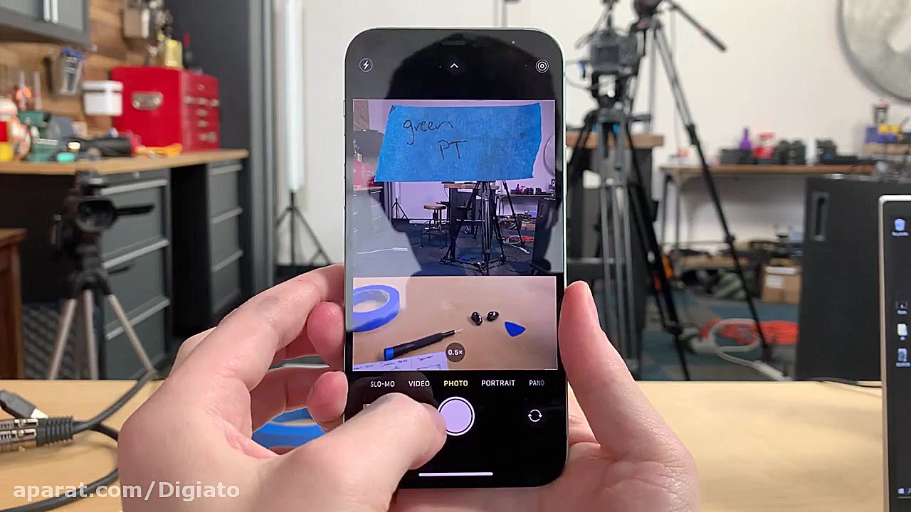 تست تعویض دوربین آیفون ۱۲