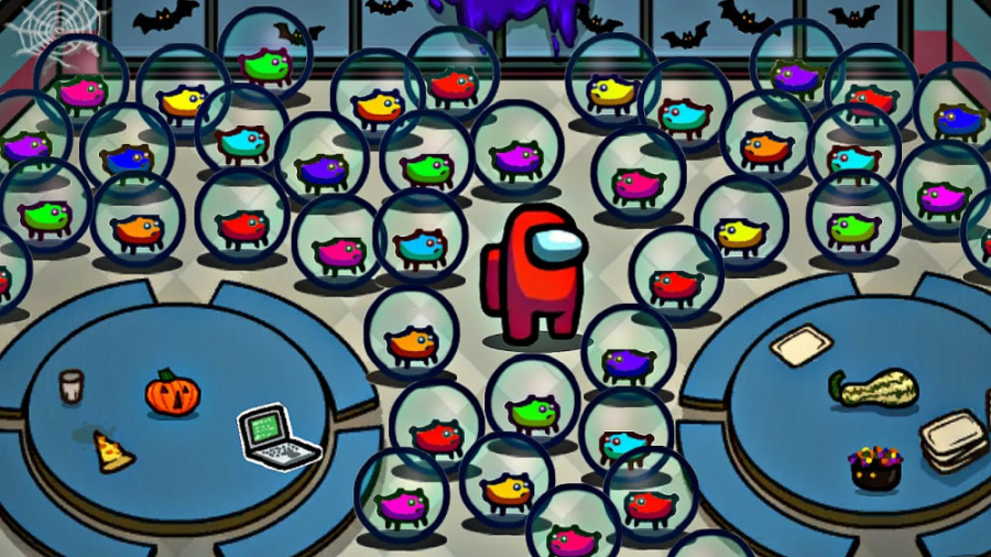 باگ ها و لحظات فان بازی Among...