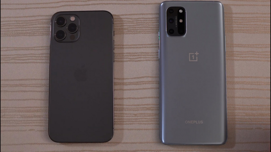 مقایسه سرعت وان پلاس 8T و آیفو...