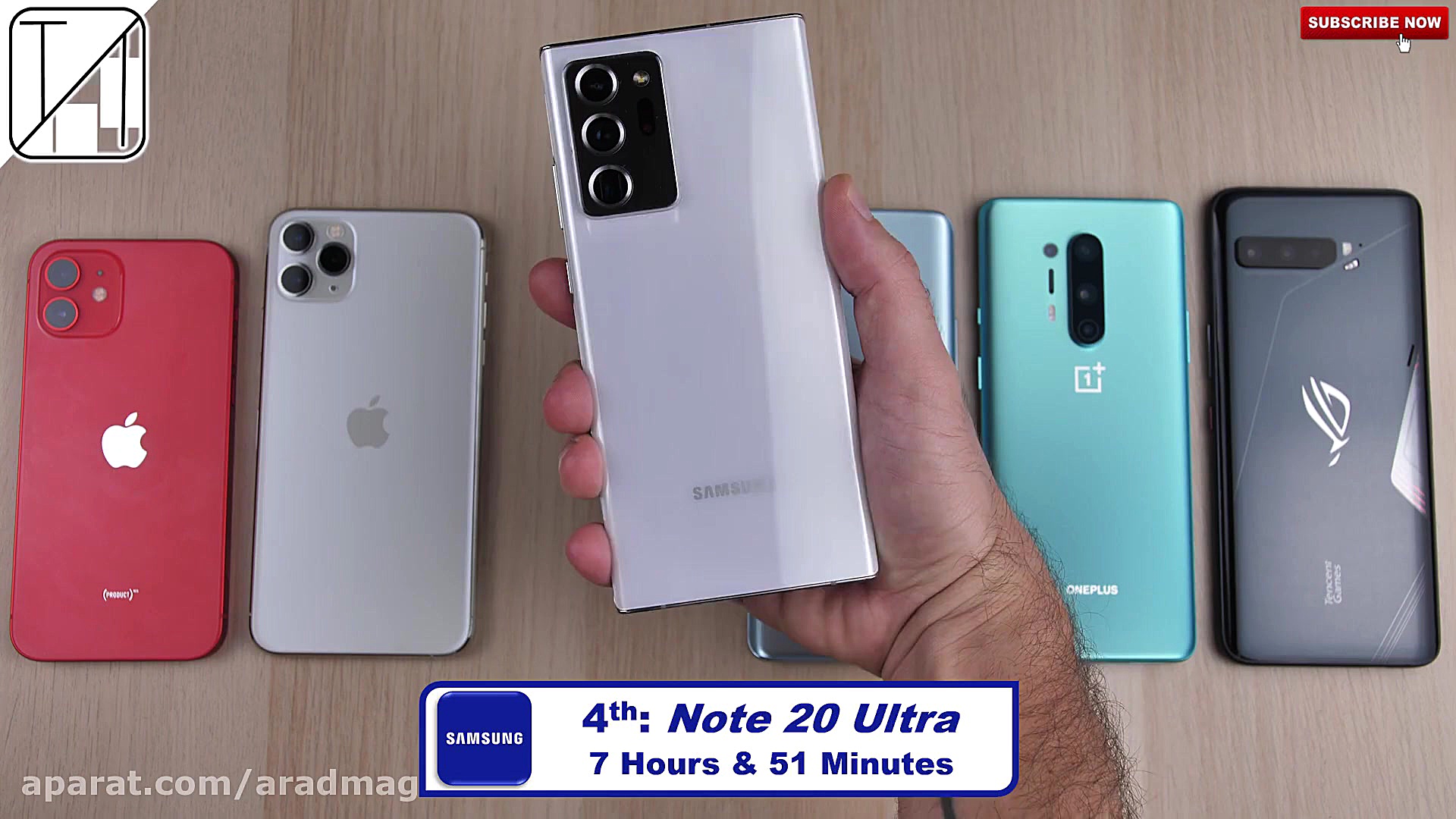 مقایسه باتری آیفون 12 پرو، گلک...