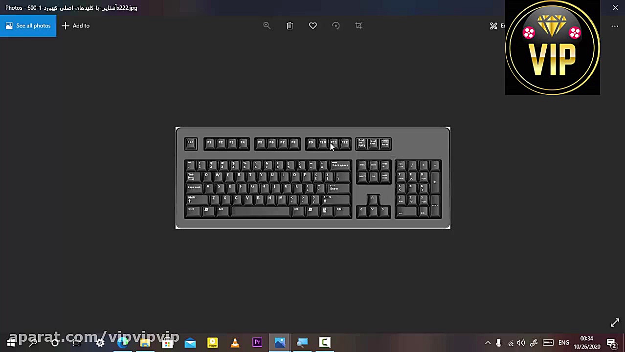 قسمت سوم کلید کنترلی f7 تا f12...