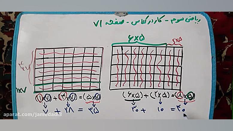 ریاضی سوم ابتدایی صفحه ۷۱