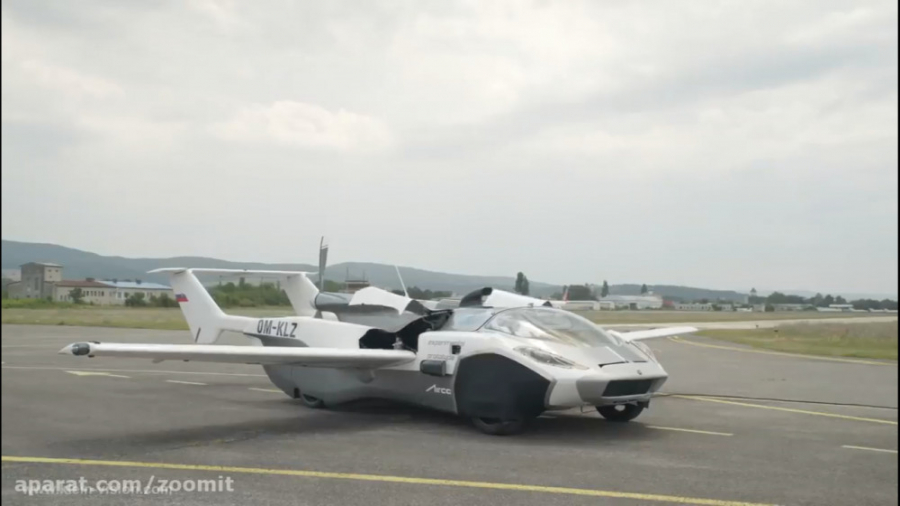 آزمایش موفق اولین خودرو پرنده...