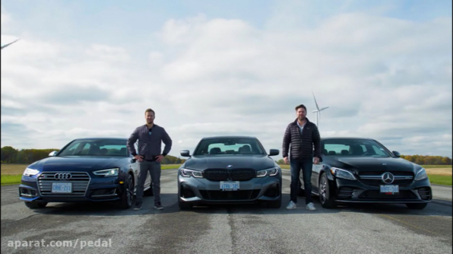 درگ ب ام و M340i با مرسدس C43...