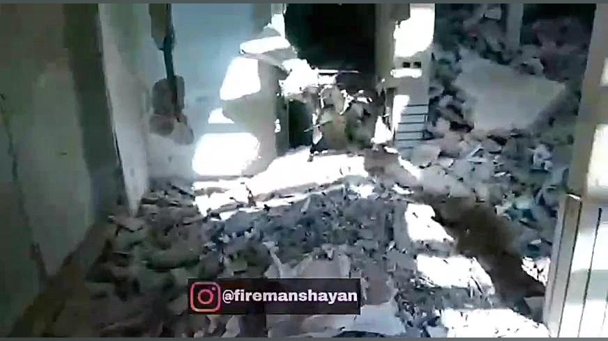 حادثه تخریب ساختمان در خیابان...