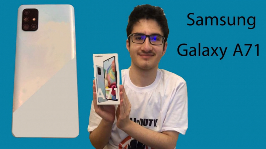 آنباکس گوشی Samsung Galaxy A71