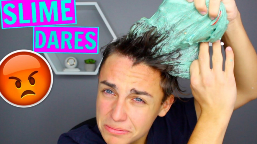 چالش اسلایم و مو !