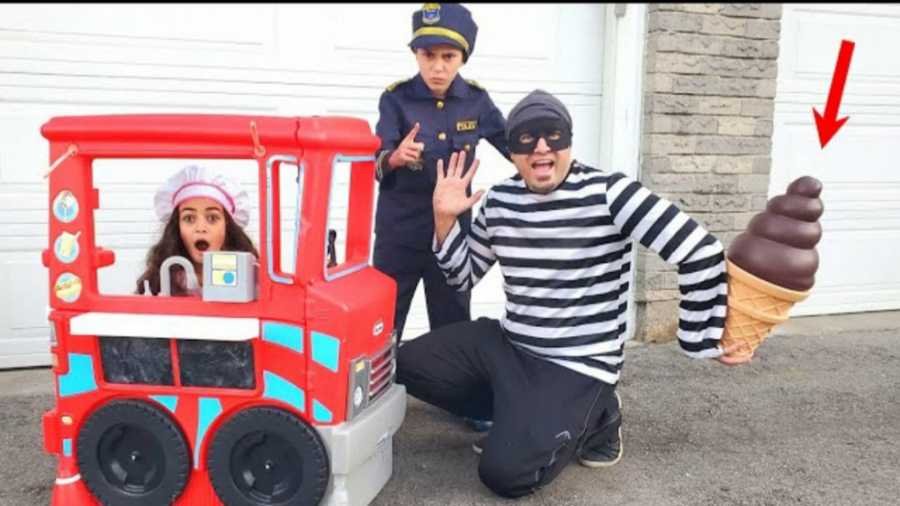 هایدی و زیدان : بستنی فروشی