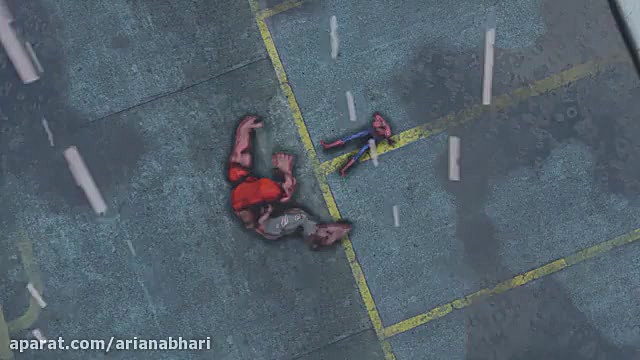 مبارزه گروهی هالک و مرد عنکبوت...