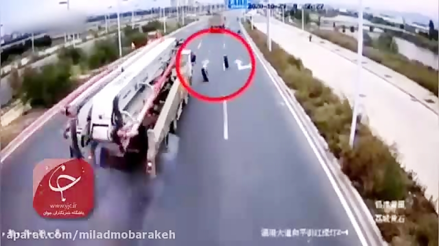 وقوع دو حادثه در اتوبان پس از...