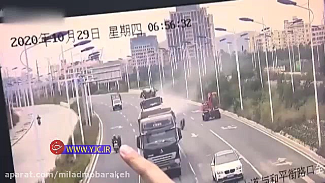 وقوع دو حادثه در اتوبان پس از...