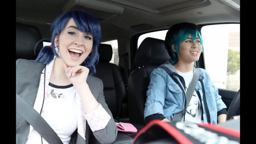 مرینت و لوکا در شهر و سفارش غذ...