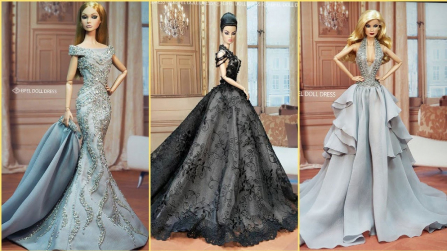 آموزش مدلهای لباس باربی