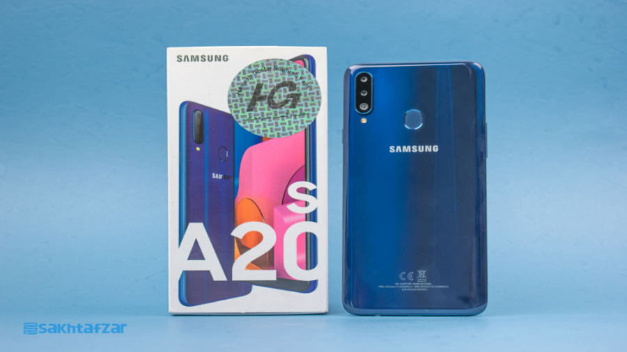 جعبه گشایی گوشی گلکسی A20s سام...