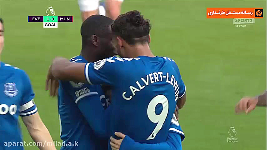 خلاصه بازی اورتون 1 3 منچستریو...