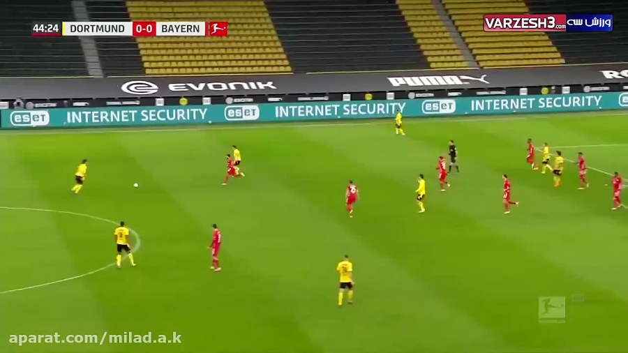 خلاصه بازی دورتموند 2  بایرن م...