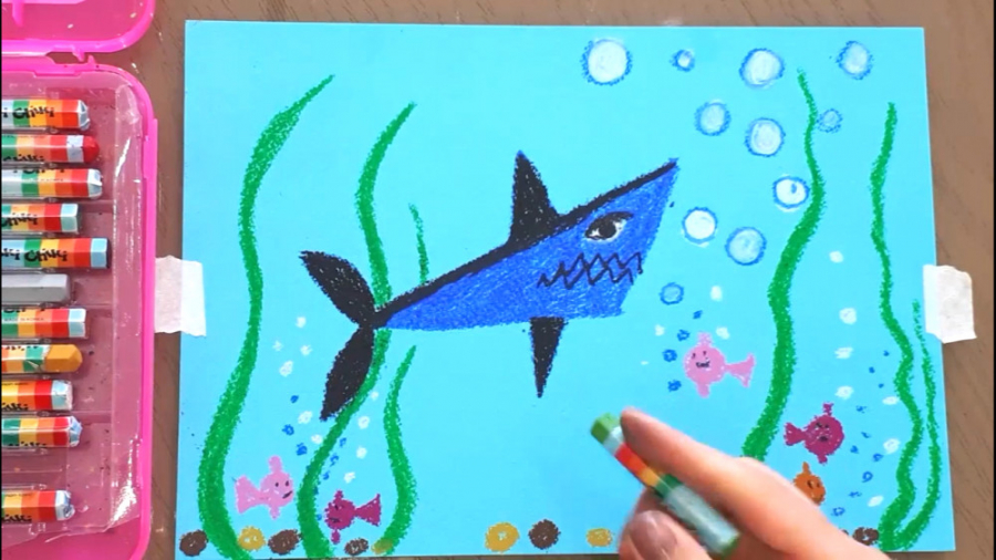 آموزش فارسی نقاشی با پاستل روغ...