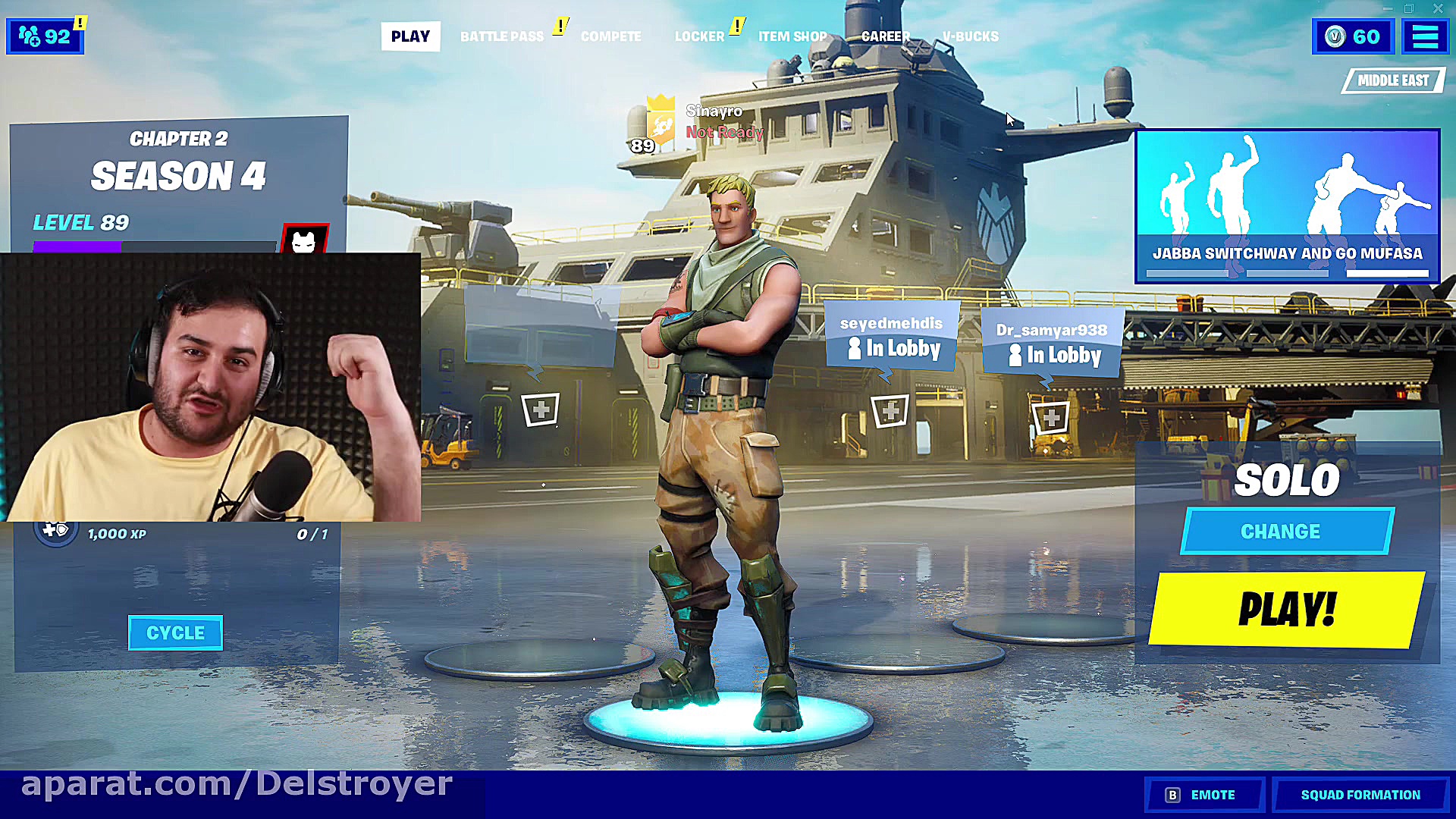 چالش جونزی دیفالت اوجی در فورت...