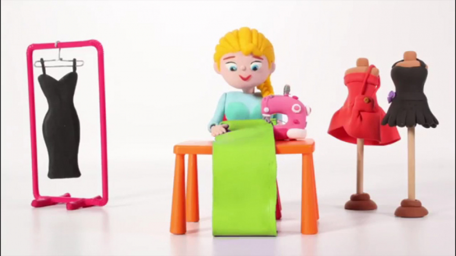 السا وانا قسمت خیاطی|باربی باز...