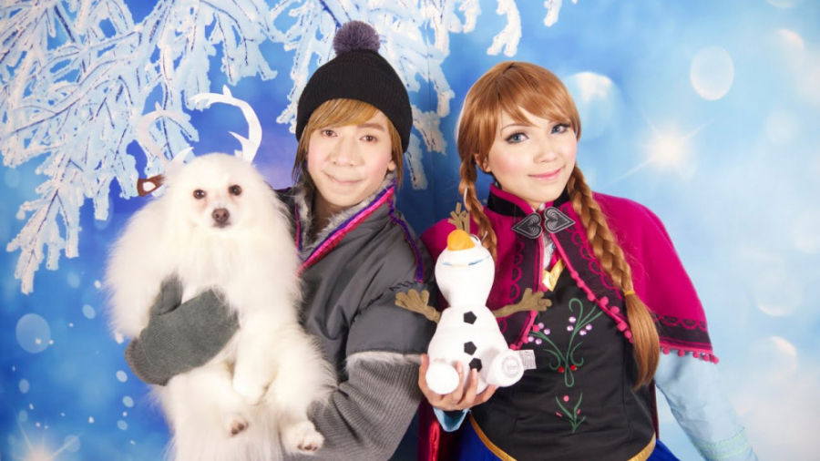 میکاپ و لباس انا فروزن