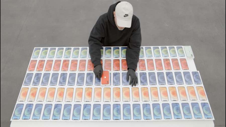 جعبه گشایی 100 آیفون 12 اپل (i...