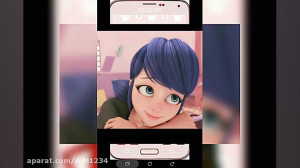 عکس دختر کفشدوزکی و گربه سیاه