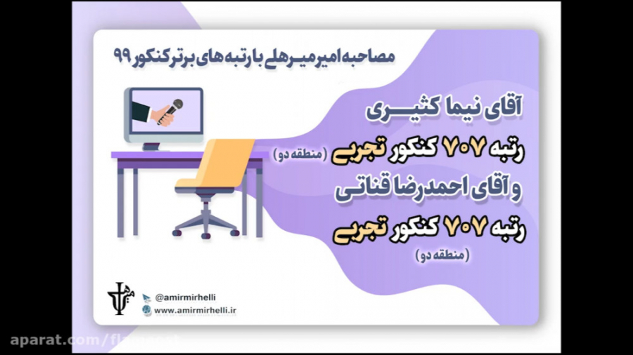 مصاحبه با رتبه های برتر کنکور...