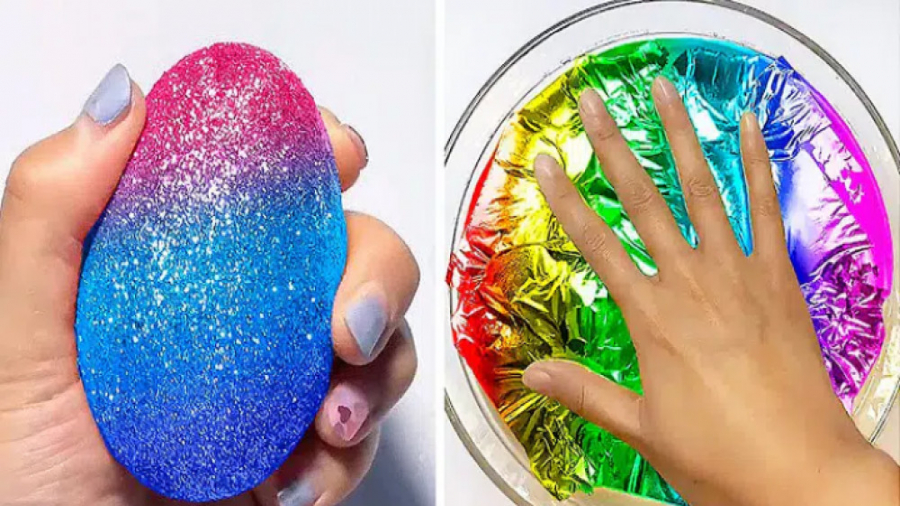 ویدیو های آرامش بخش اسلایم  چا...