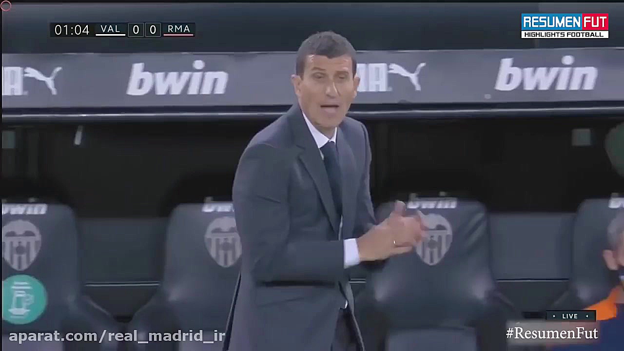 خلاصه بازی والنسیا 4 1 رئال ما...
