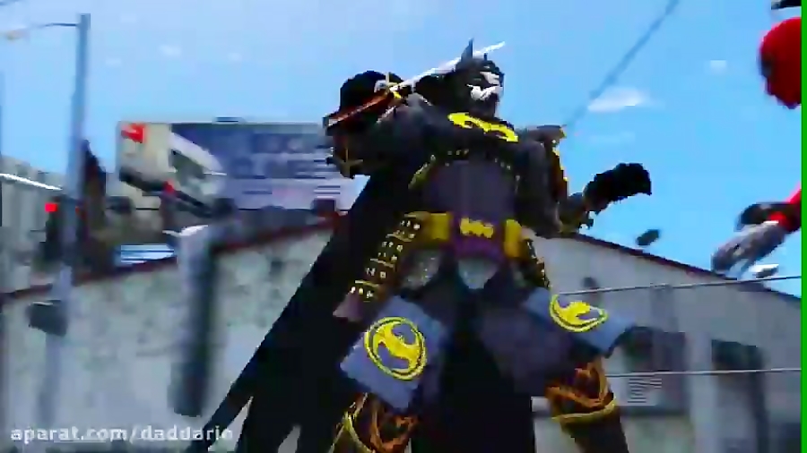 نبرد batmn vs deadpool