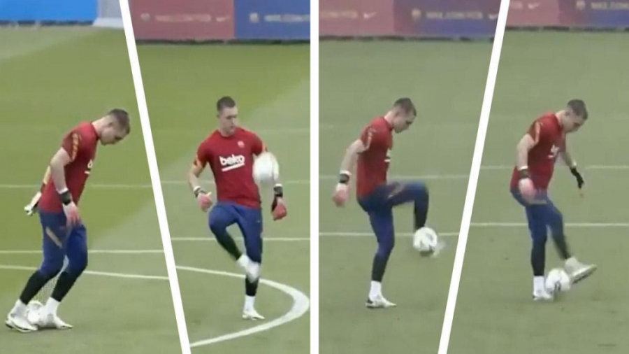 حرکات رونالدینیویی دروازبان 19...