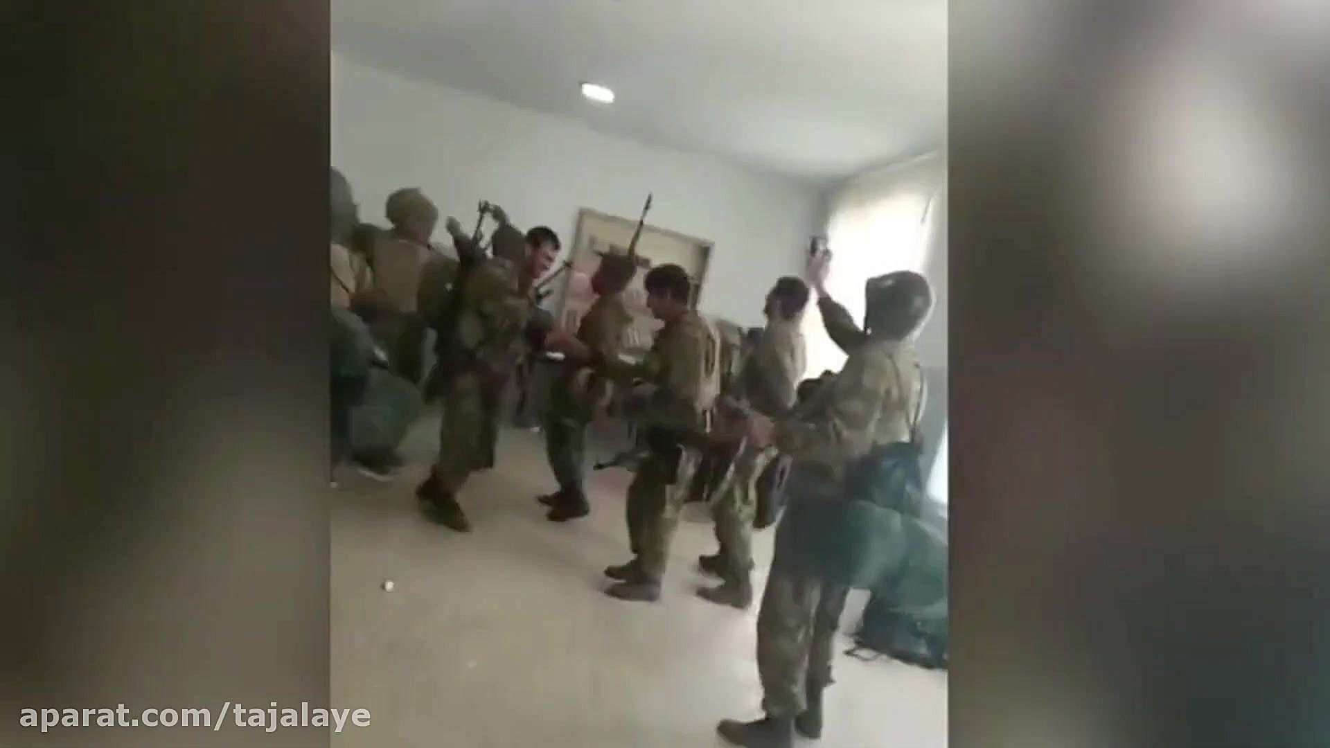 شادی سربازان جمهوری آذربایجان...