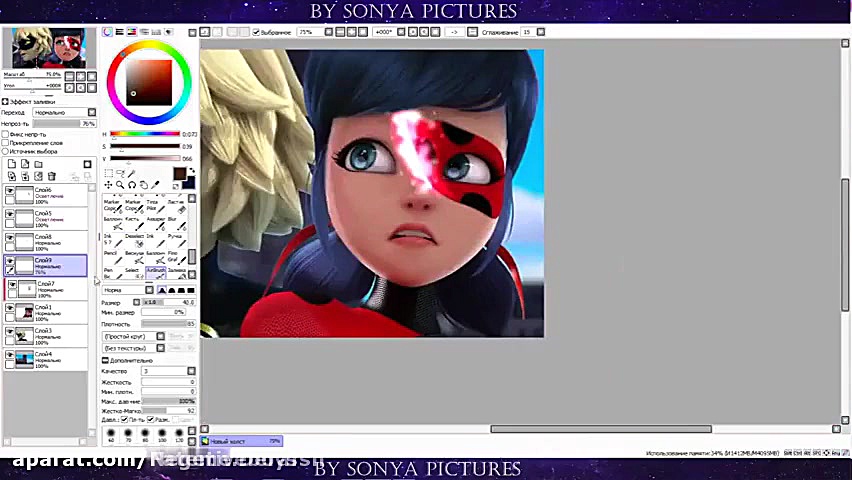 عاشقانه لیدی باگ و کت نوار  جد...