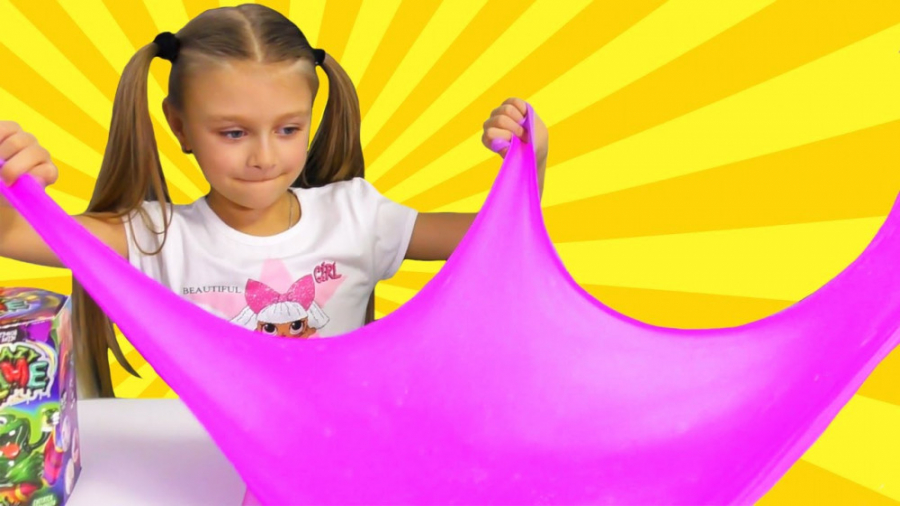 بازی با اسلایم و حباب اسلایم