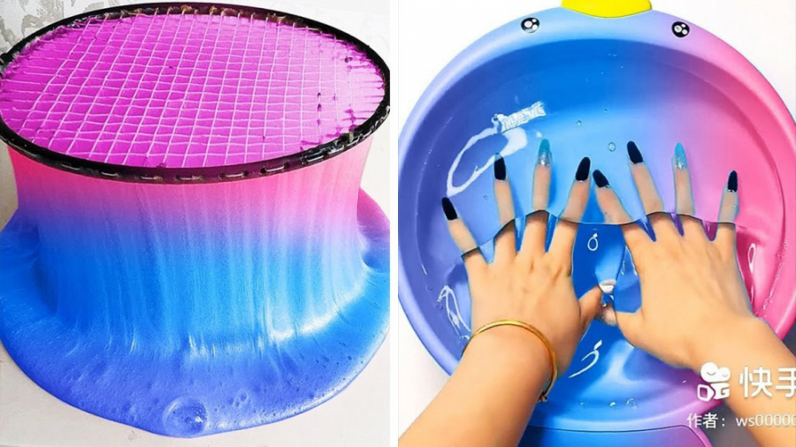 بازی با اسلایم  کرانچی   واتر...