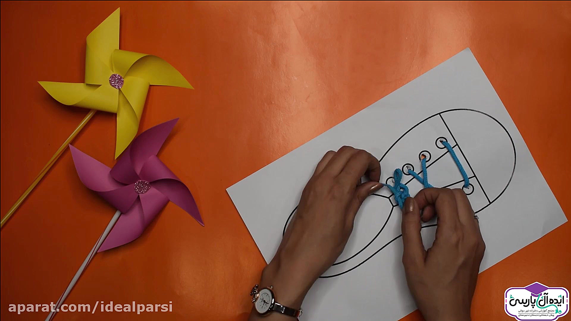 آموزش بستن بند کفش  مهارت دست...