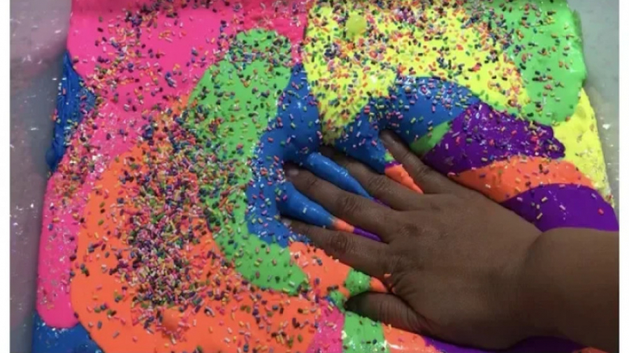 اسلایم اسمر  آموزش خمیر اسلایم...