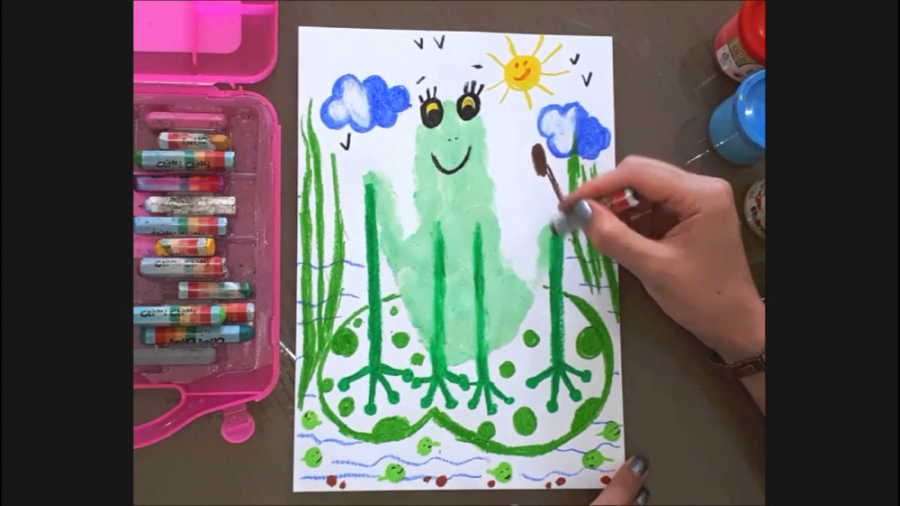 آموزش فارسی نقاشی با دست طرح ق...