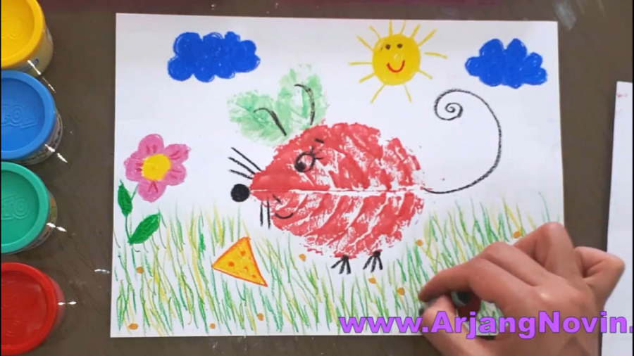 آموزش فارسی نقاشی های خلاقانه...