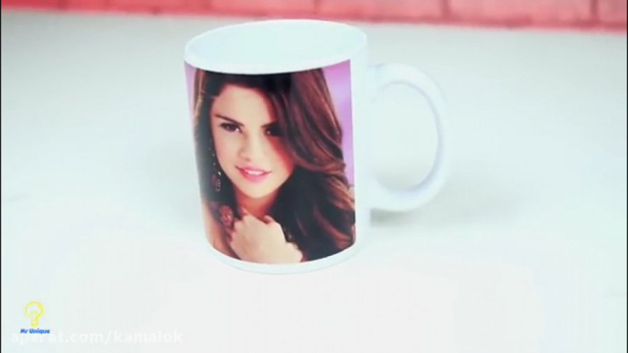 چاپ عکس روی لیوان در خانه