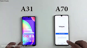 تست سرعت A31 و A70