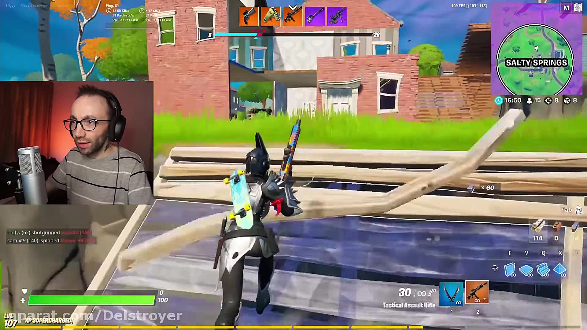 گیمپلی فورتنایت با tinyone pla...