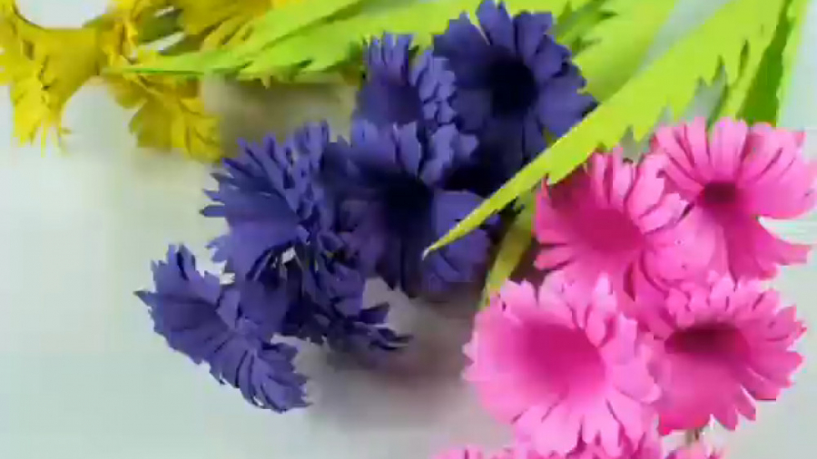 کودکانه، آموزش درست کردن گل از...