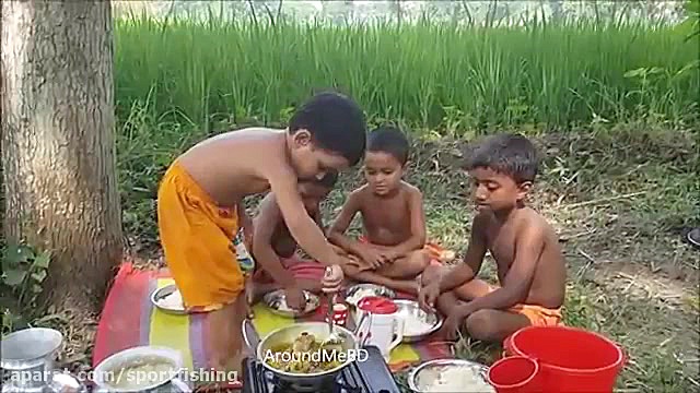 ویدئوی زیبای پخت غذا توسط کودک...