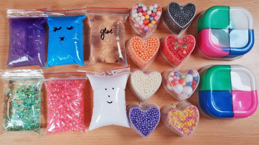 بازی با اسلایم   مخلوط اسلایم...